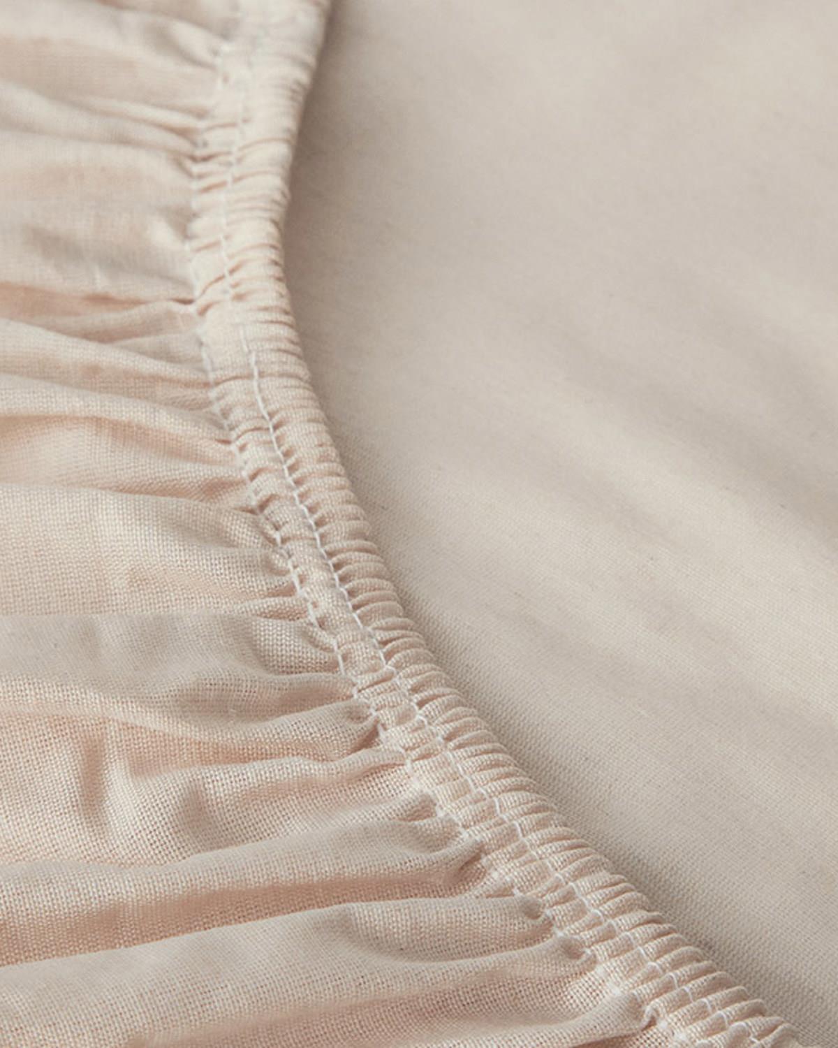 Modern Stripe Polycotton Tek Kişilik Uyku Seti Bej