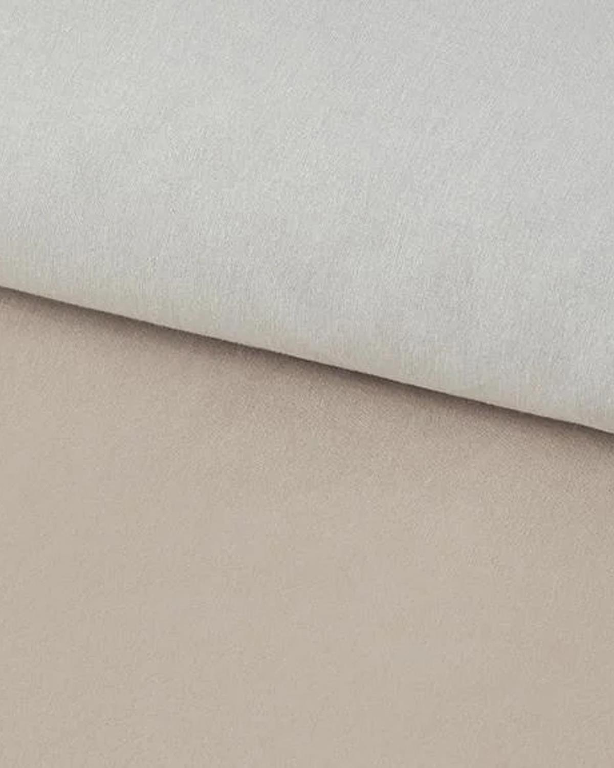 Placid Yıkamalı Pamuk Tek Kişilik Nevresim Takımı Bej - Krem
