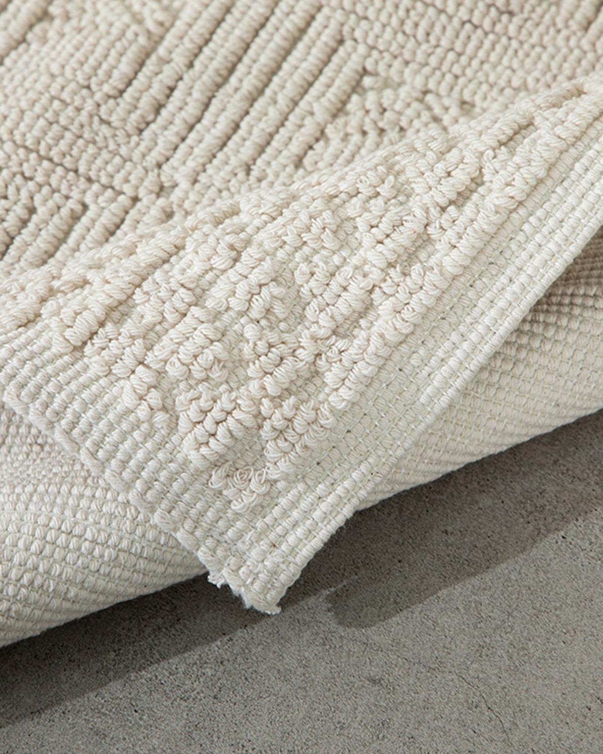 Shabby Pamuklu Kilim Beyaz