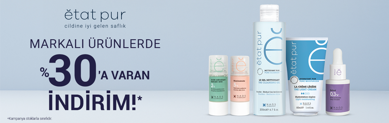 Etat Pur kampanyası Farmakozmetika'da