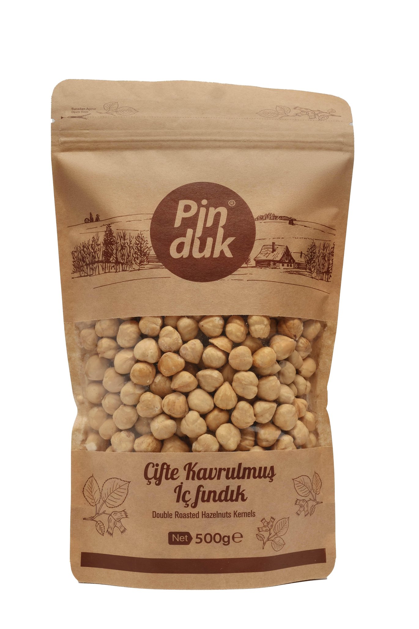 Çifte Kavrulmuş Giresun Fındığı 500 GR