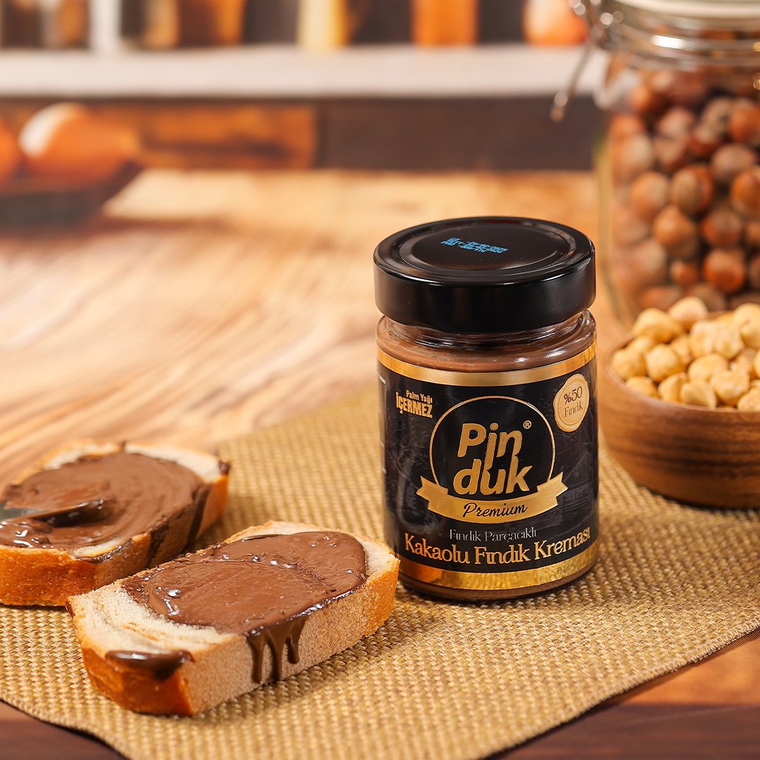 Pinduk %50 Fındıklı Kakaolu Krema 330 Gr