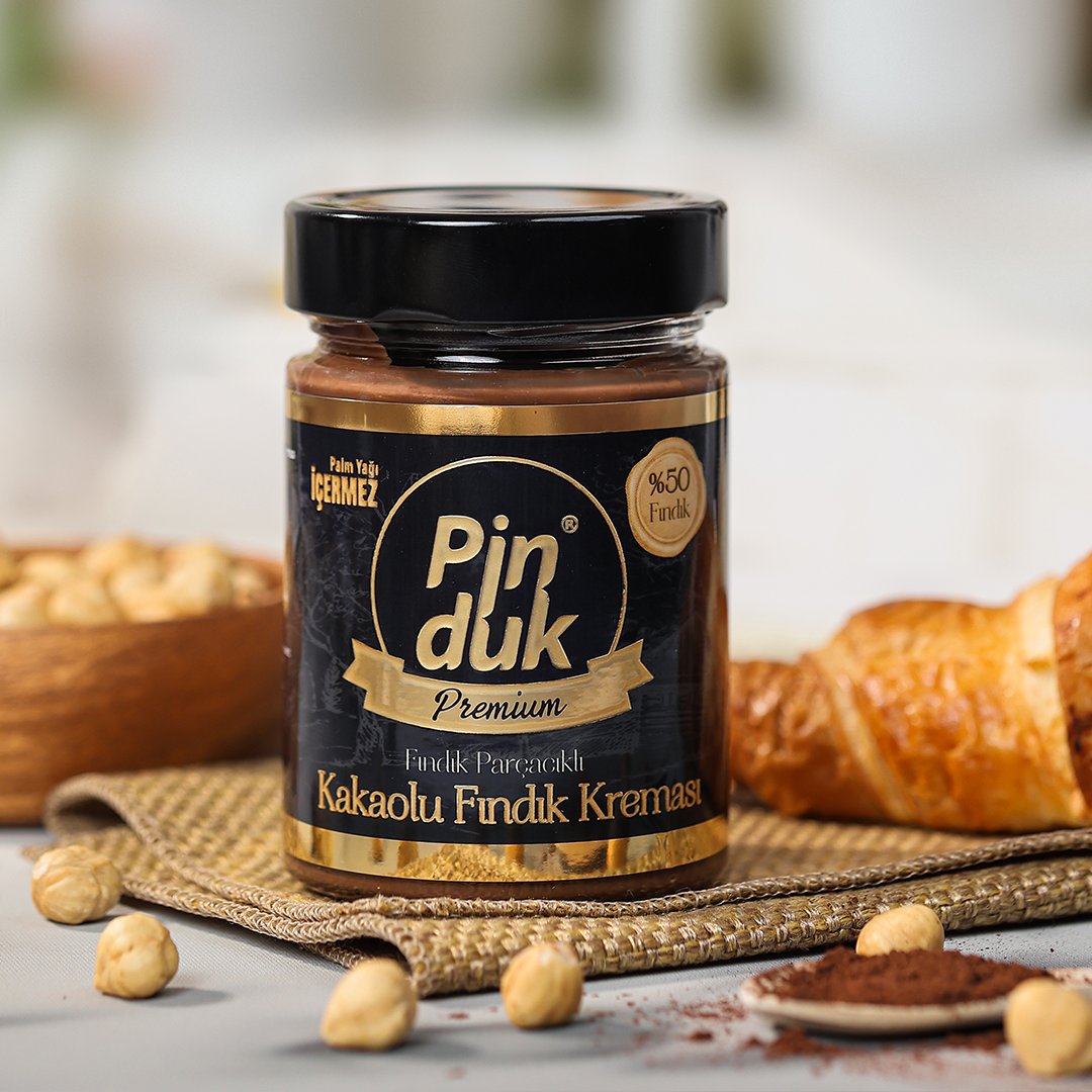 Pinduk %50 Fındıklı Kakaolu Krema 330 Gr