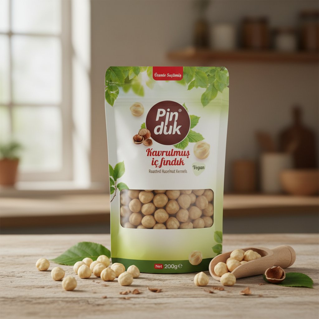 Kavrulmuş İç Fındık 200 gr Doypack