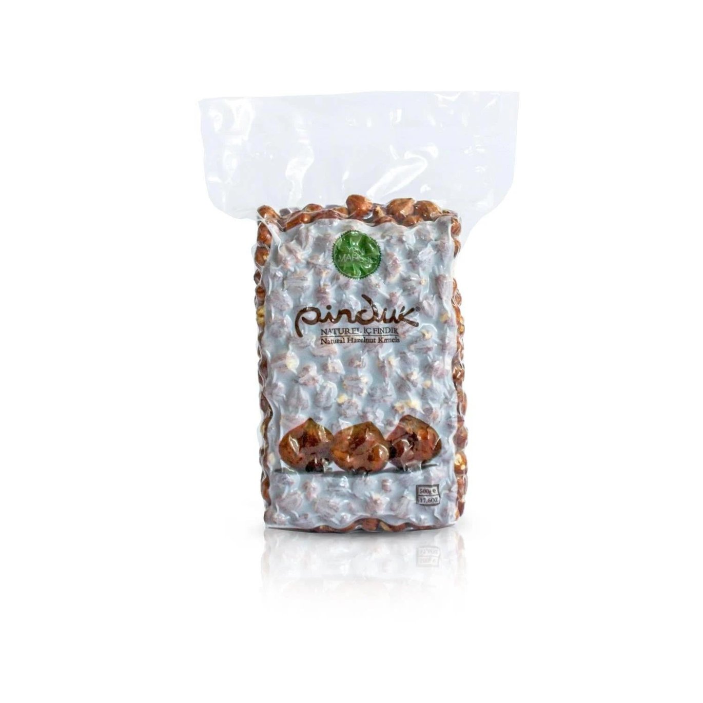 PİNDUK 500 GR NATUREL VAKUMLU FINDIK