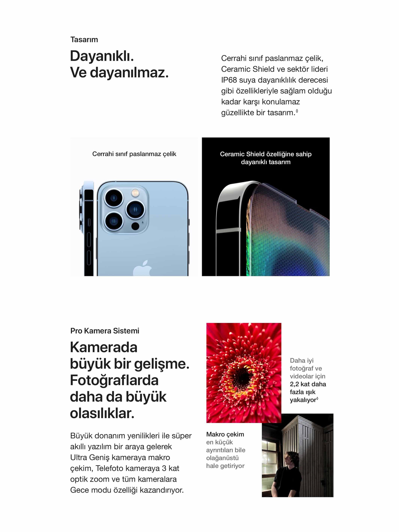 PTTAVM: APPLE IPHONE 13 PRO MAX SIERRA BLUE 256GB YENILENMIS B