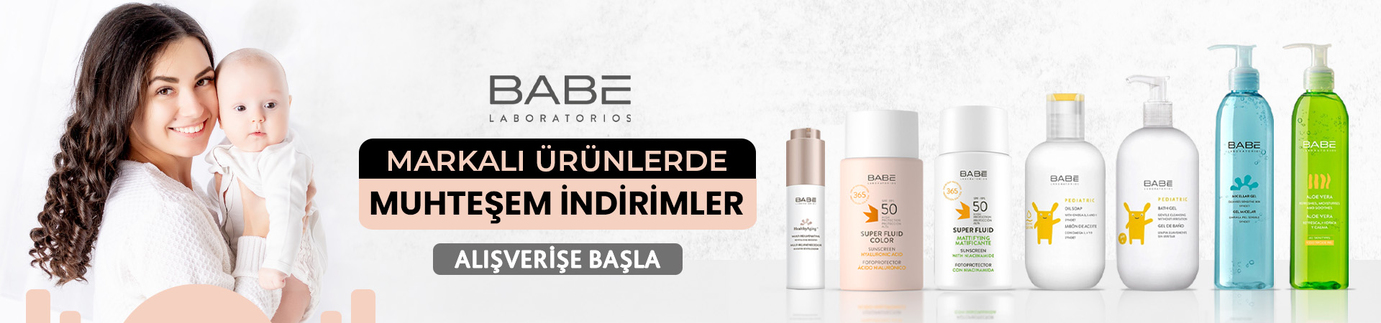 Babe Ürünlerinde muhteşem inidirimler Farmakozmetika'da