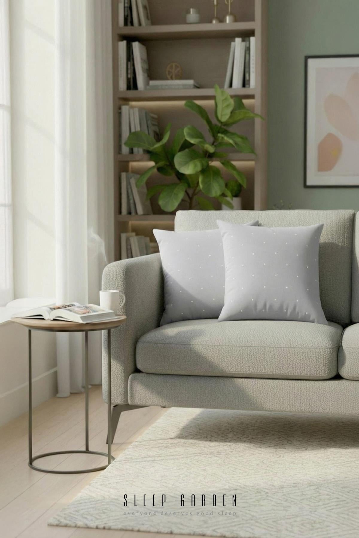 Sleep Garden Erguvan Serisi Kadife Bej Taşlı Dekoratif Kırlent 45x45 2'liSleep Garden Erguvan Serisi Kadife Bej Taşlı Dekoratif Kırlent 45x45 2'liSleep Garden