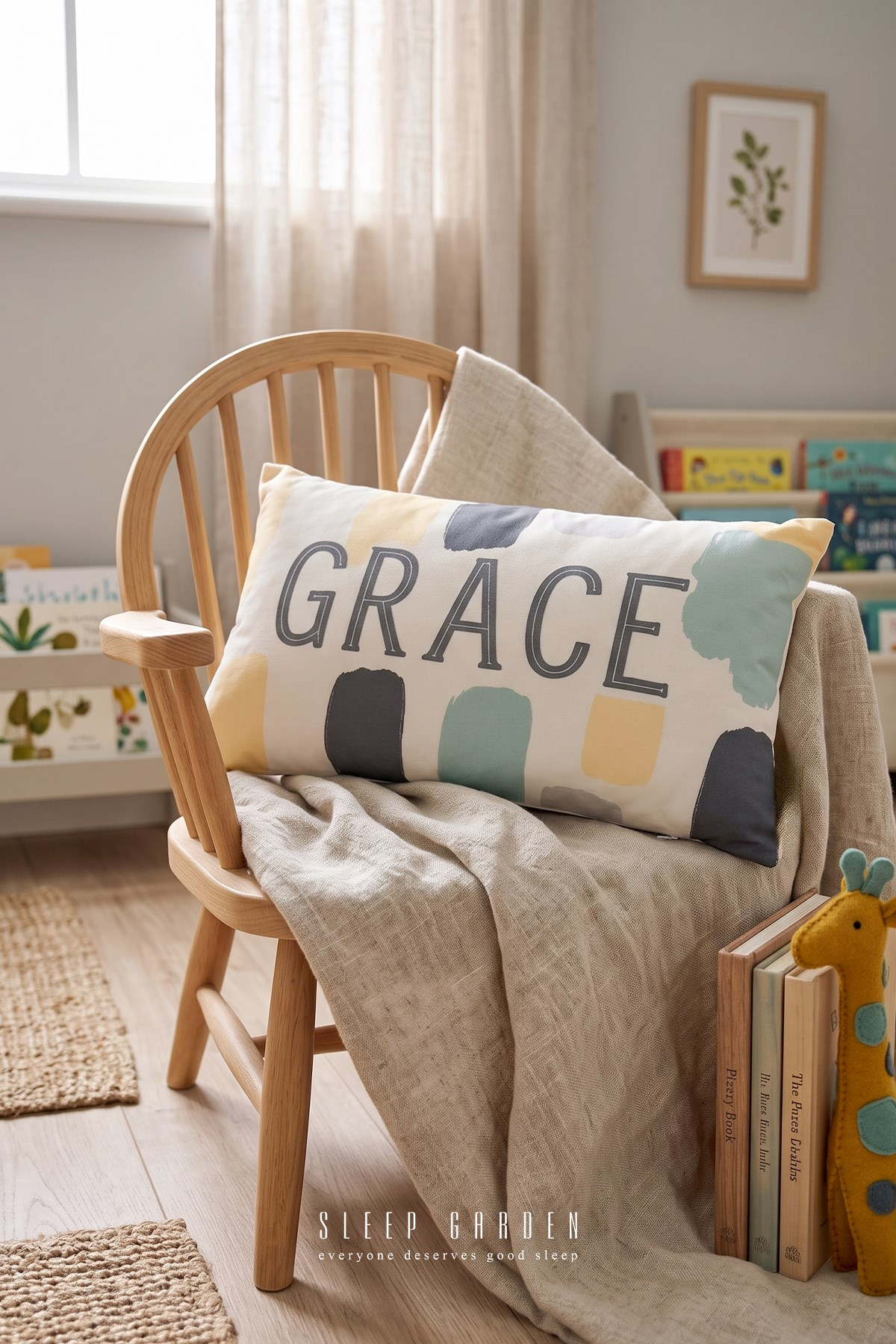 Sleep Garden Grace Tasarım Dekoratif Kırlent Kılıfı | Modern Ev Dekoru 30x50Sleep Garden