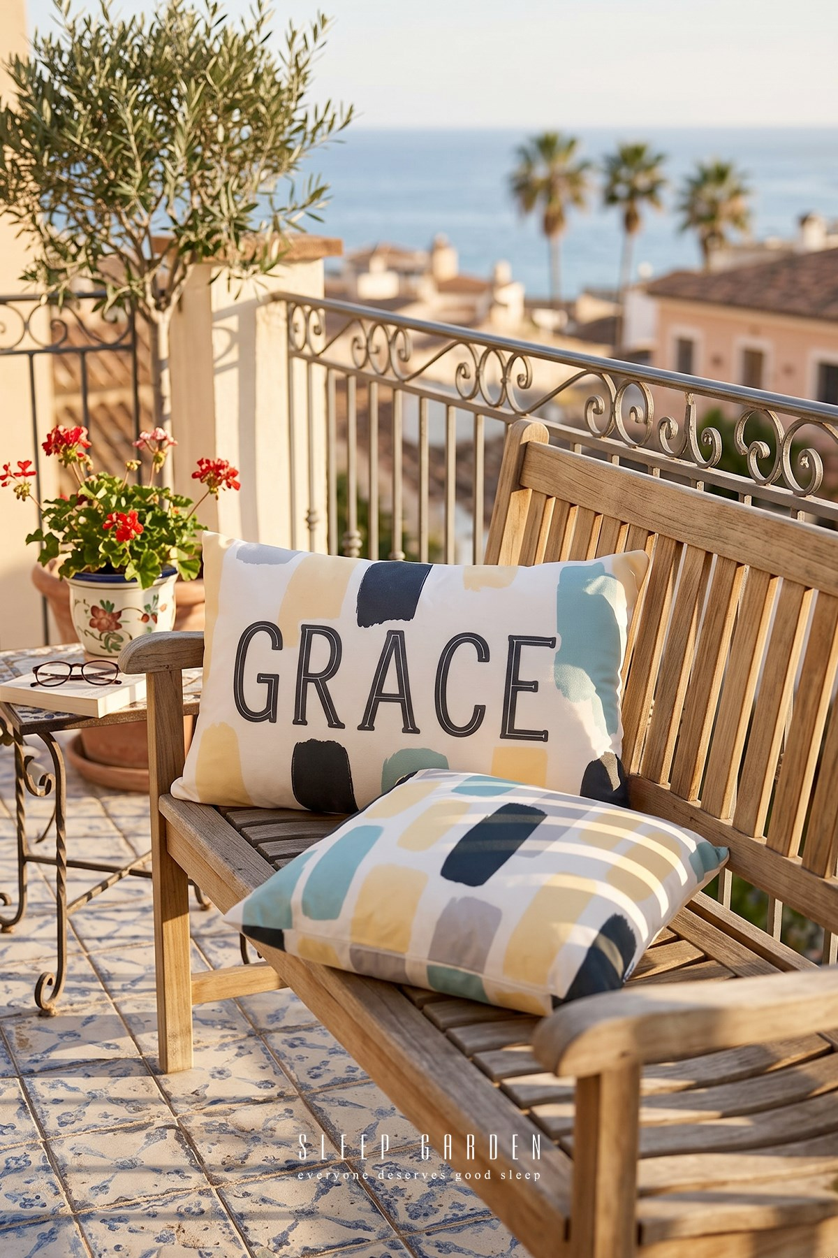 Sleep Garden Pastel Tasarım Dekoratif Kırlent Kılıfı | Modern Ev Dekoru 2'li SetSleep Garden