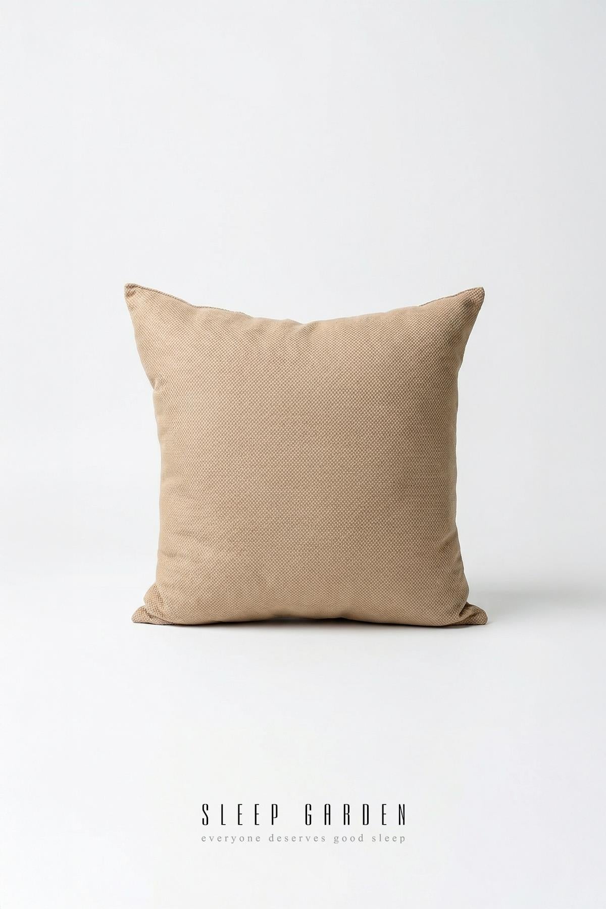 Sleep Garden Soft Bej İki Taraflı Dekoratif Kırlent 45x45Sleep Garden