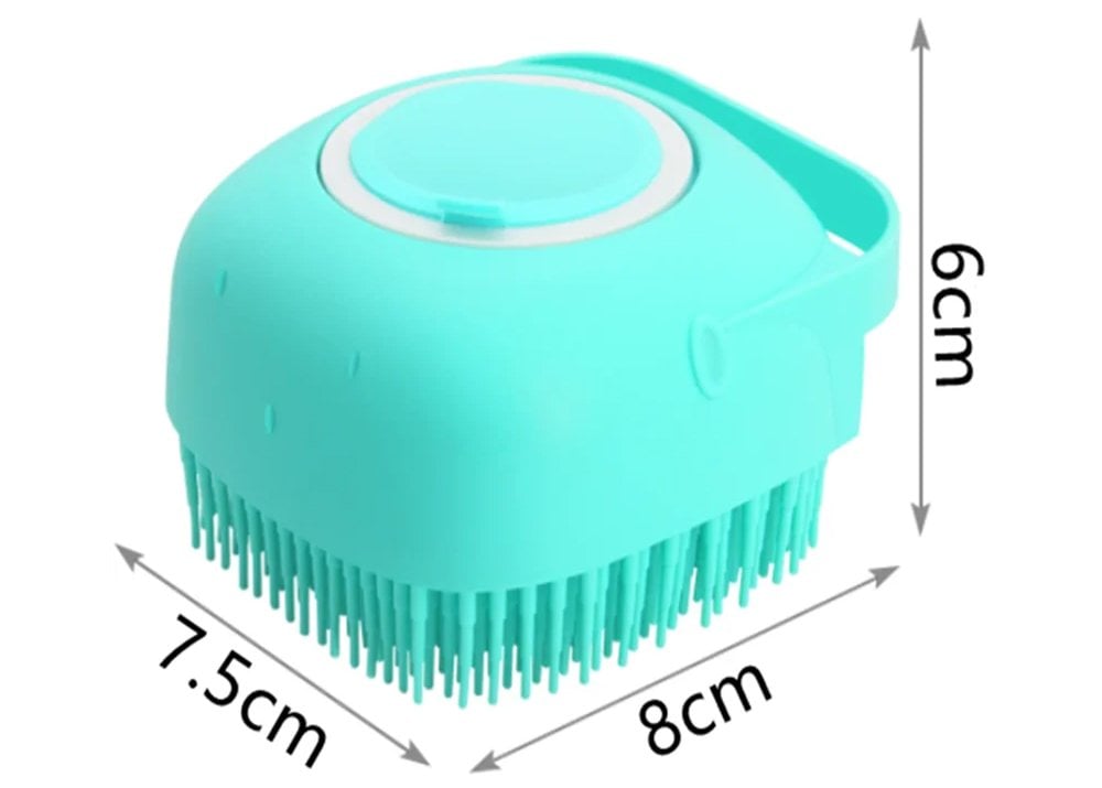 Sunup Çok Amaçlı Yumuşak Silikon Duş Lifi - Sabun Jel Şampuan Hazneli