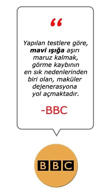 bbc mavi ışık araştırması