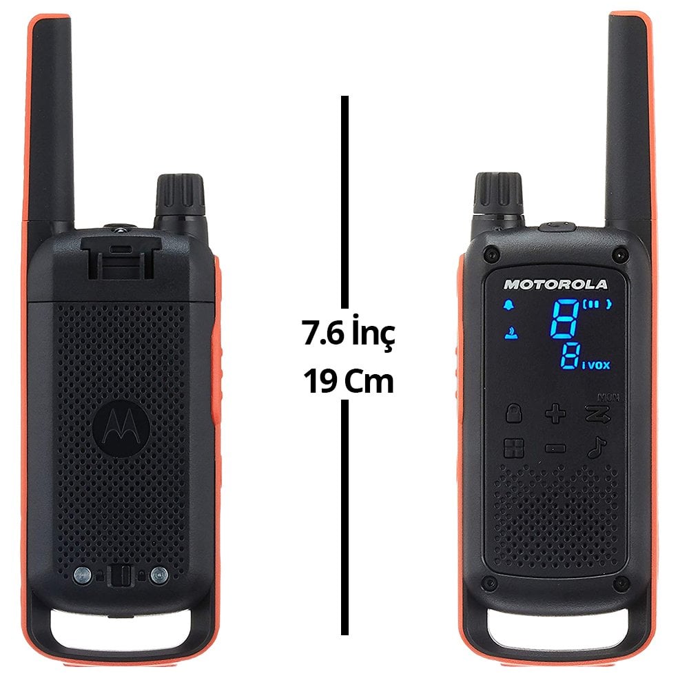 Motorola TLKR-T82 10 Km Siyah Pmr El Telsizi 2'li Paket