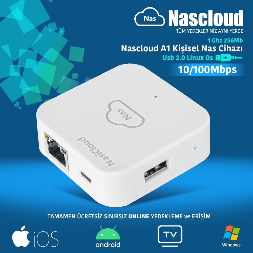 Nascloud H2 Kişisel Nas Cihazı