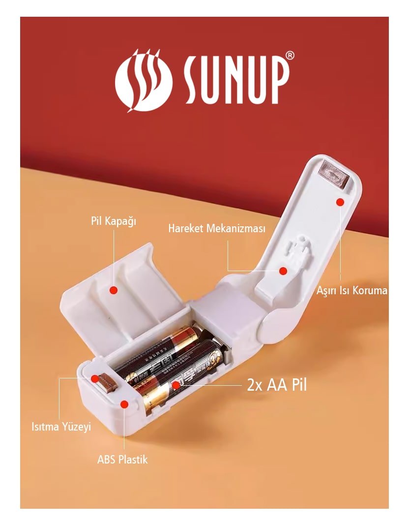 Sunup SN-24273 Mini Sızdırmaz Isıtmalı Paketleme Cihazı
