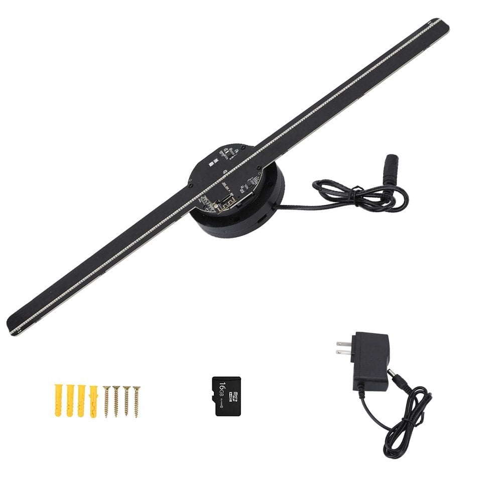 Powermaster F2 12 Volt 170 Derece Görüş Açılı 430 Mm X 430 Mm X 39 Mm Smart 3d Hologram Fan