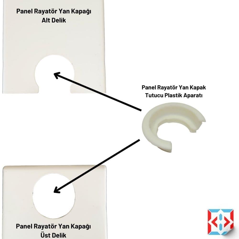 Panel Radyatör Yan Kapak Tutucu Aparatı Düz