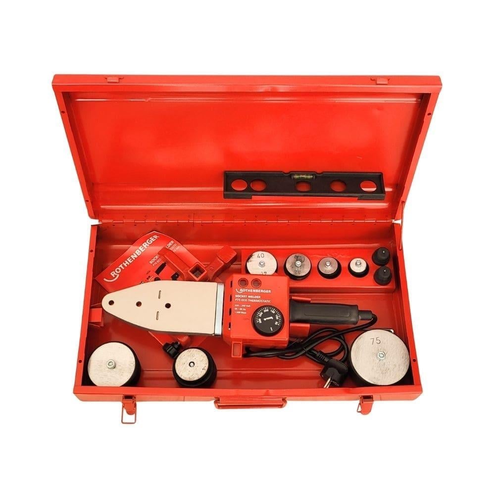 Rothenberger Roweld P75 Eco Termostatik Kaynak Makinesi 75 mm'ye kadar