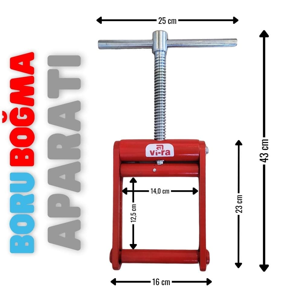 Vira Boru Boğma Mengenesi 63 mm
