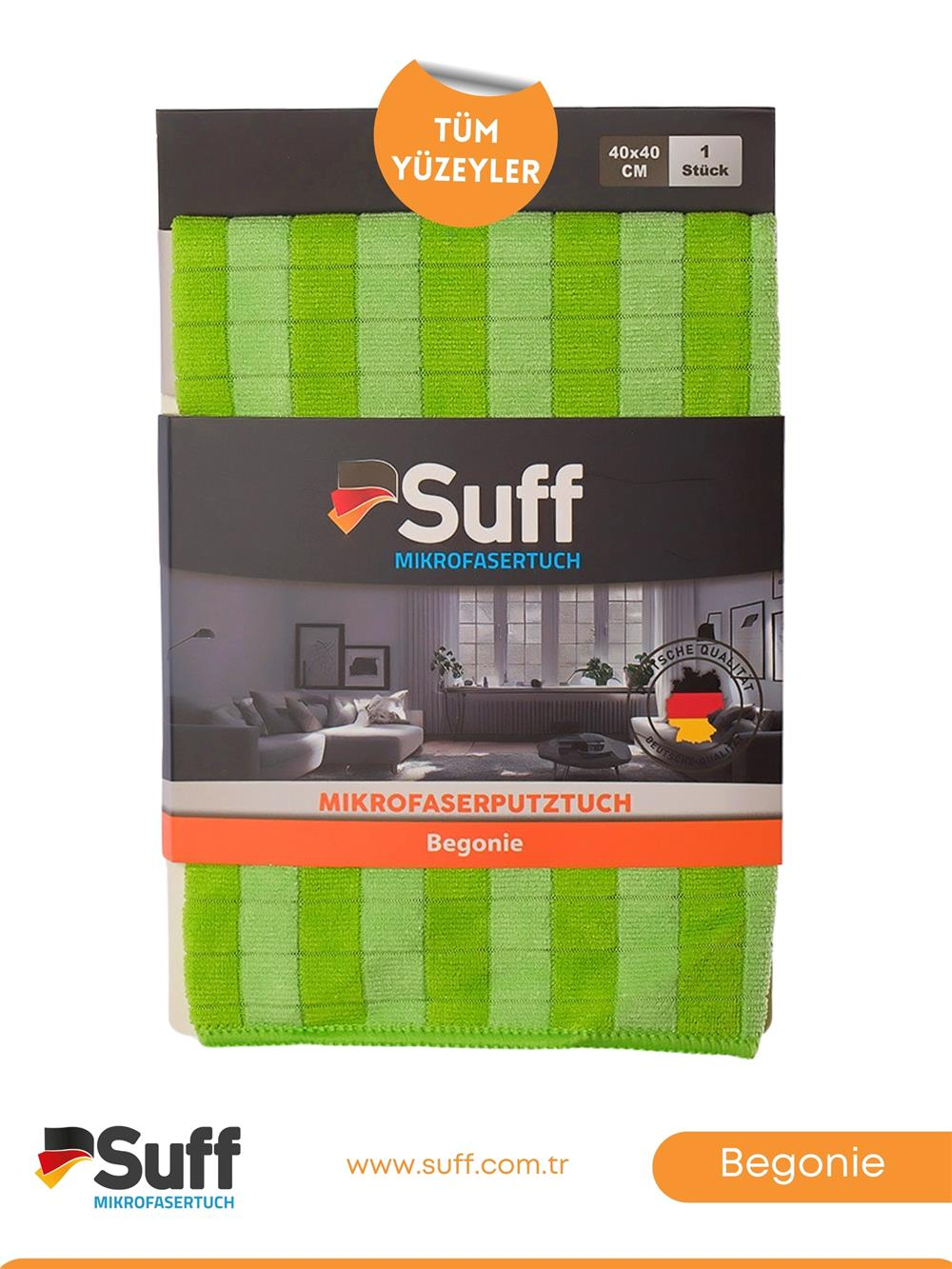 Suff Begonie Yüzey Temizlik Bezi     40x40 