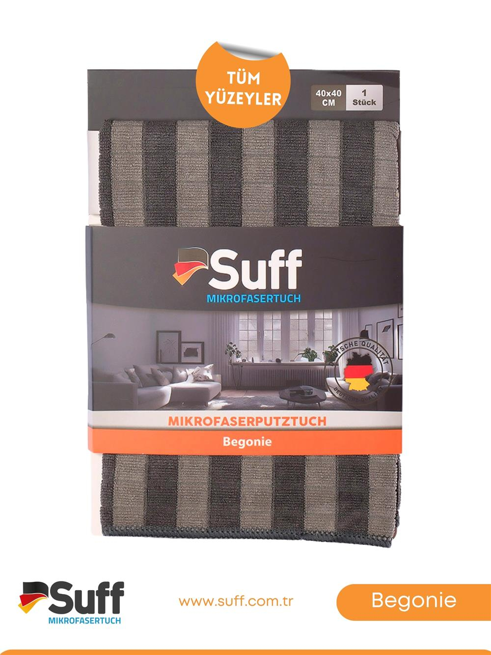 Suff Begonie Yüzey Temizlik Bezi     40x40 