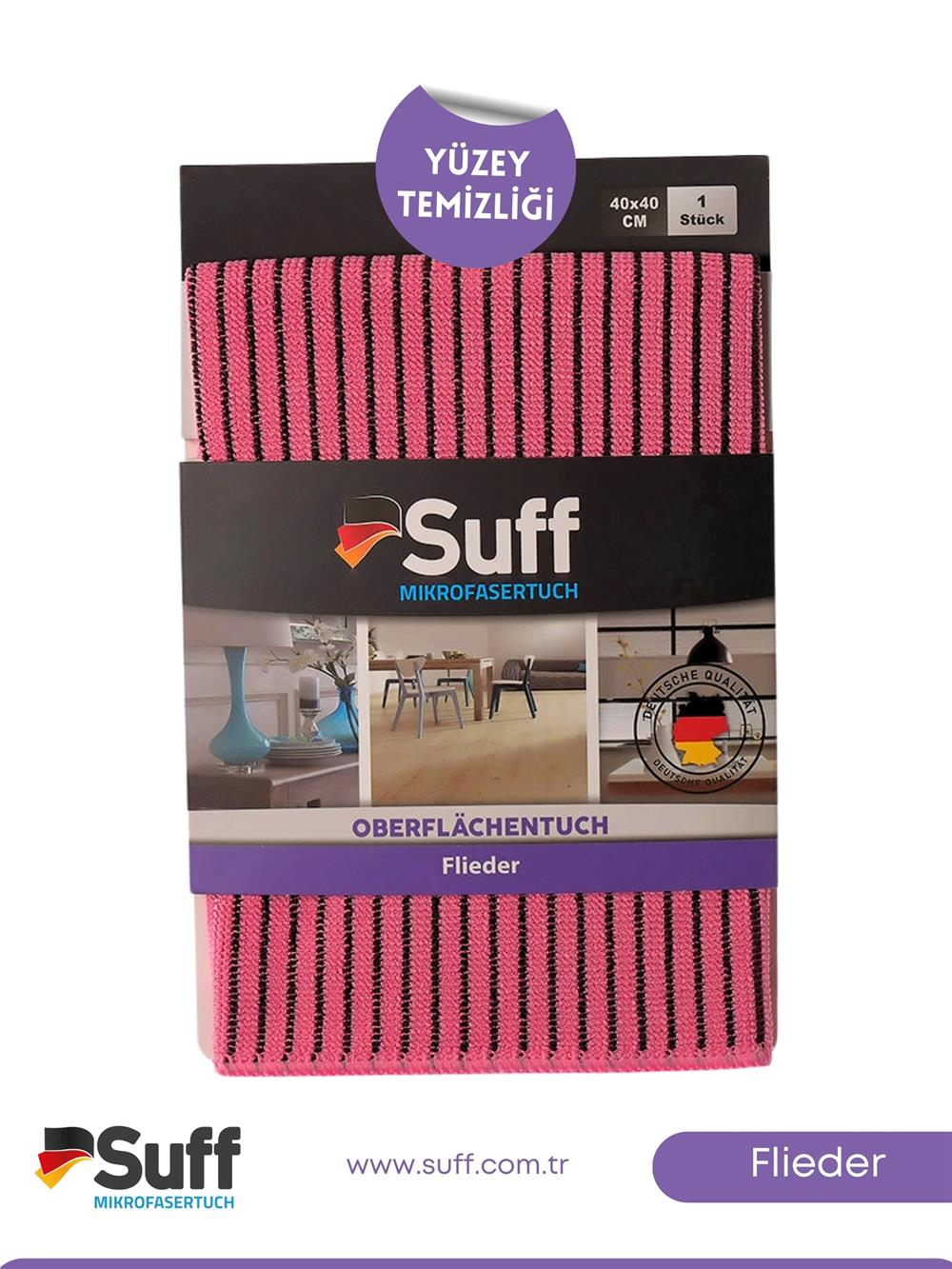 Suff Flider Yer Temzilik Bezi     40x40 