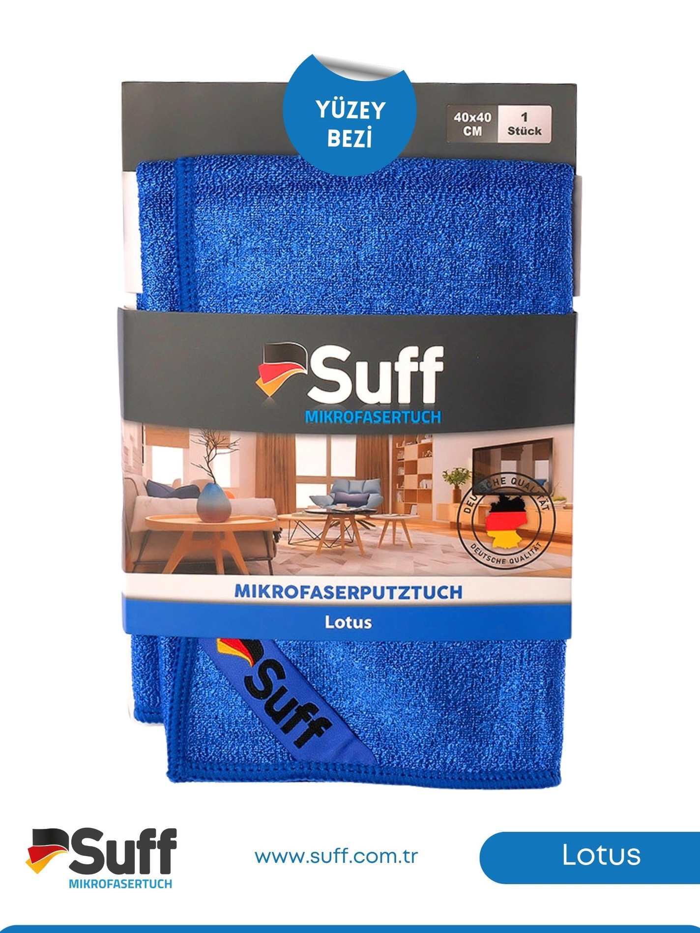 Suff Lotus Yüzey Temizlik Bezi  40x40 
