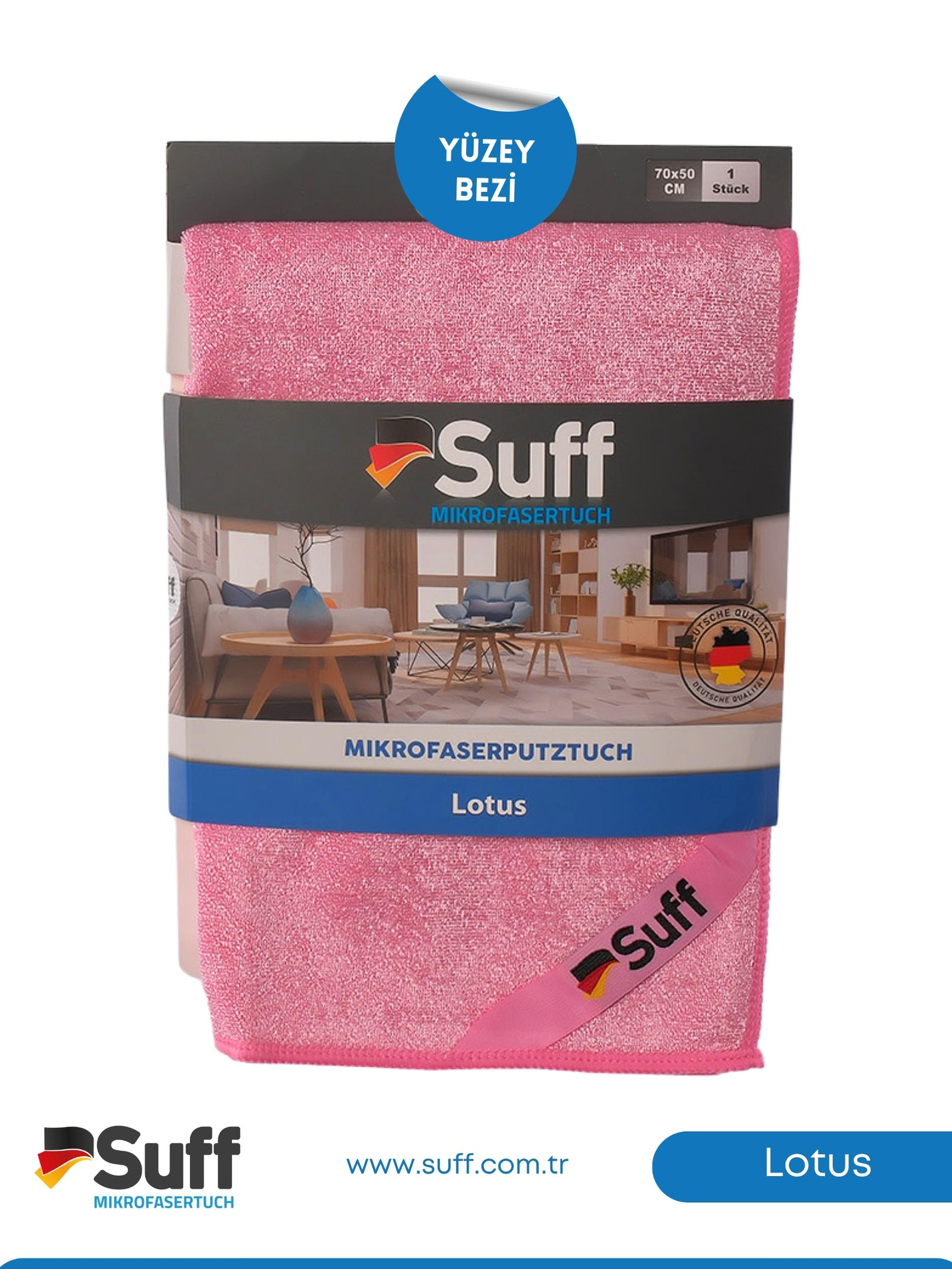Suff Lotus Yüzey Temizlik Bezi  70x50 