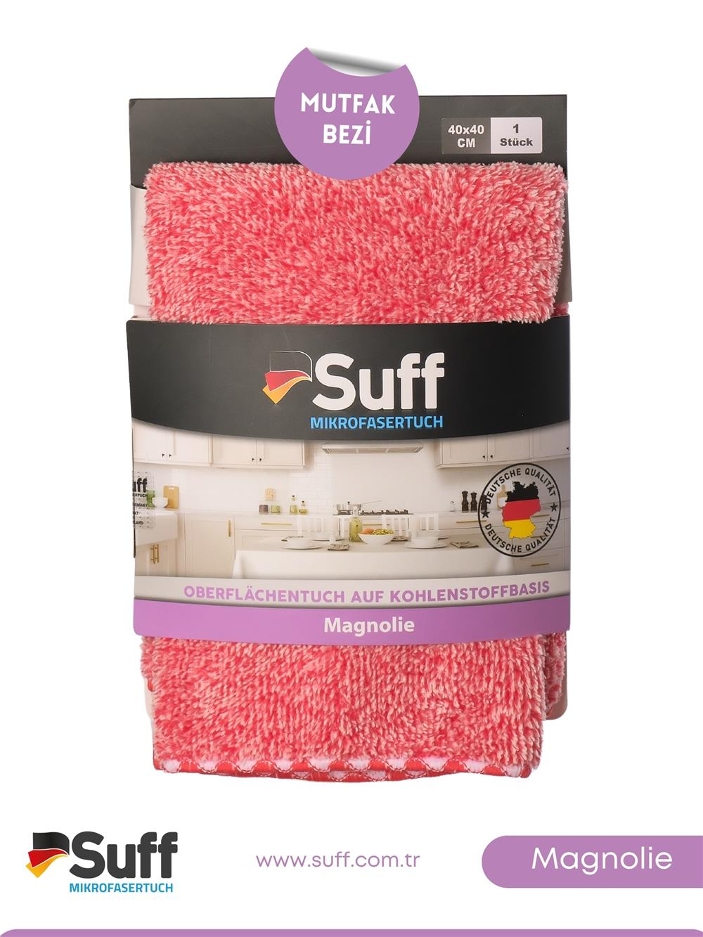 Suff Magnolie Mutfak Bezi  Pembe   40x40 