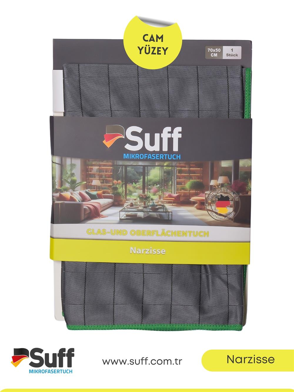 Suff Narzisse Cam Yüzey Bezi     70x50 