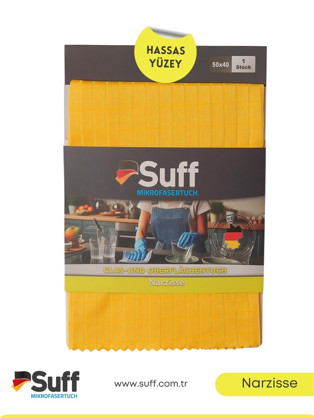 Suff Narzisse Hassas Yüzey Bezi 50x40