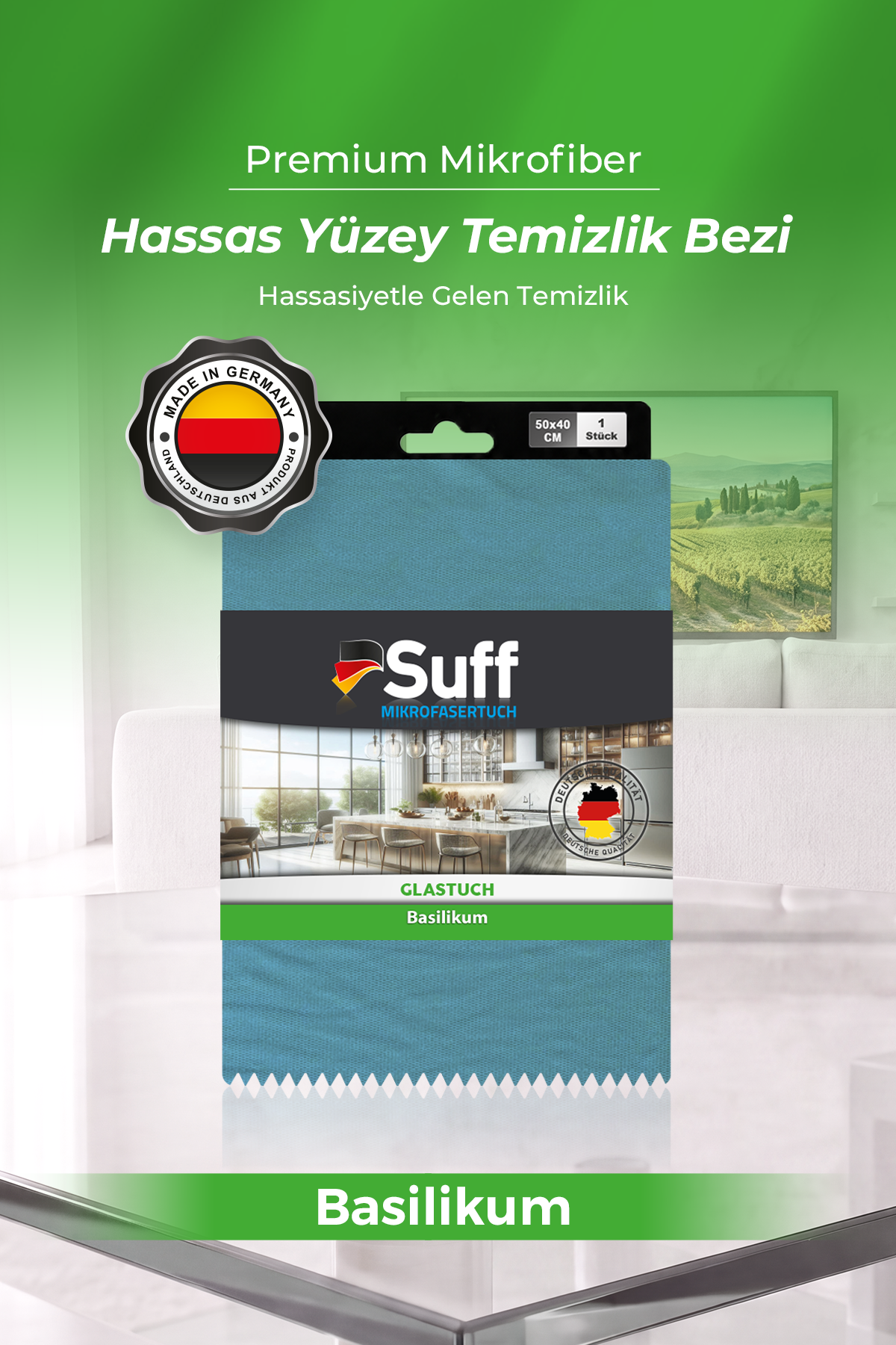 Suff Basilikum Hassas Yüzey Bezi     50x40 