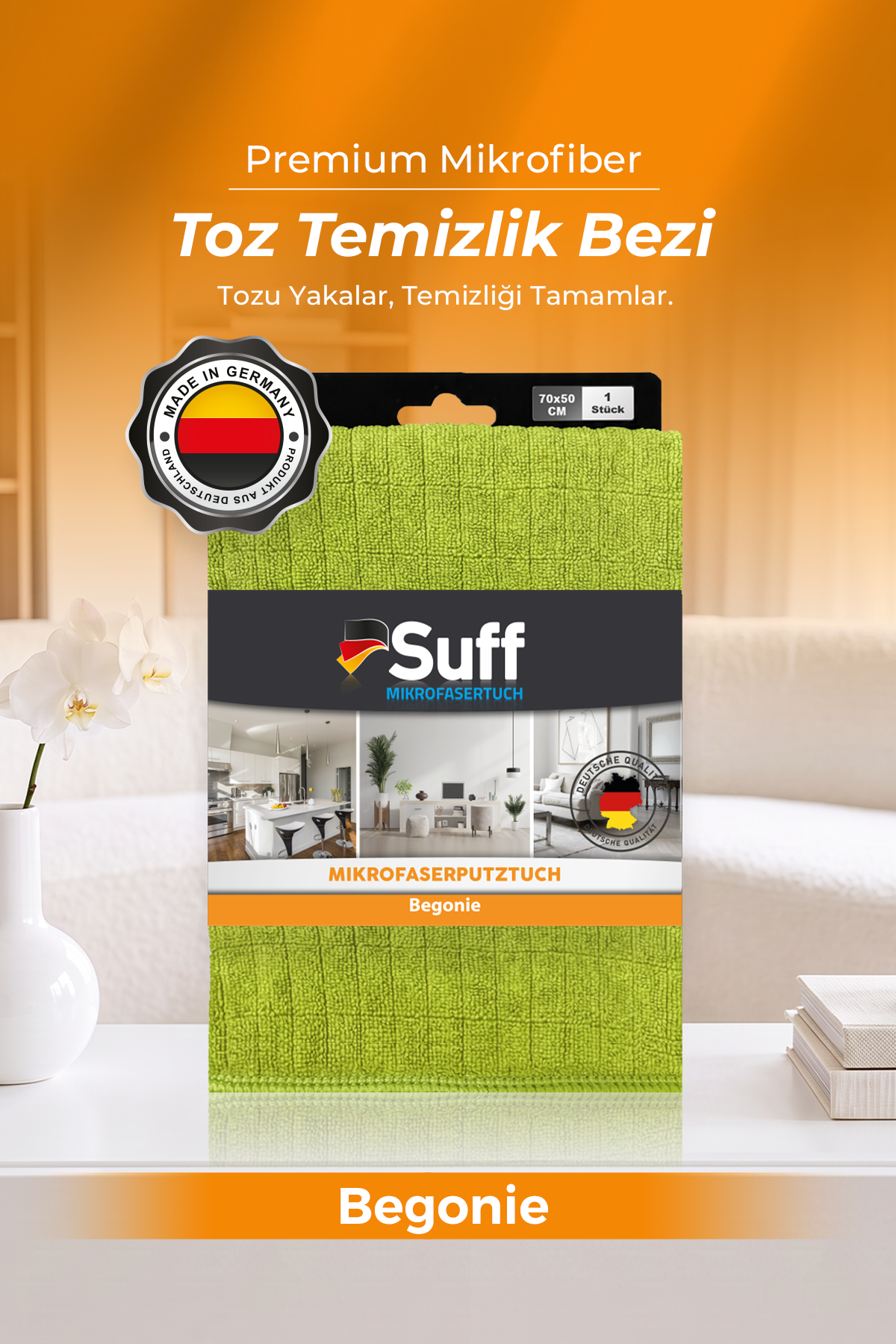 Suff Begonie Toz Temizlik Bezi     70x50 