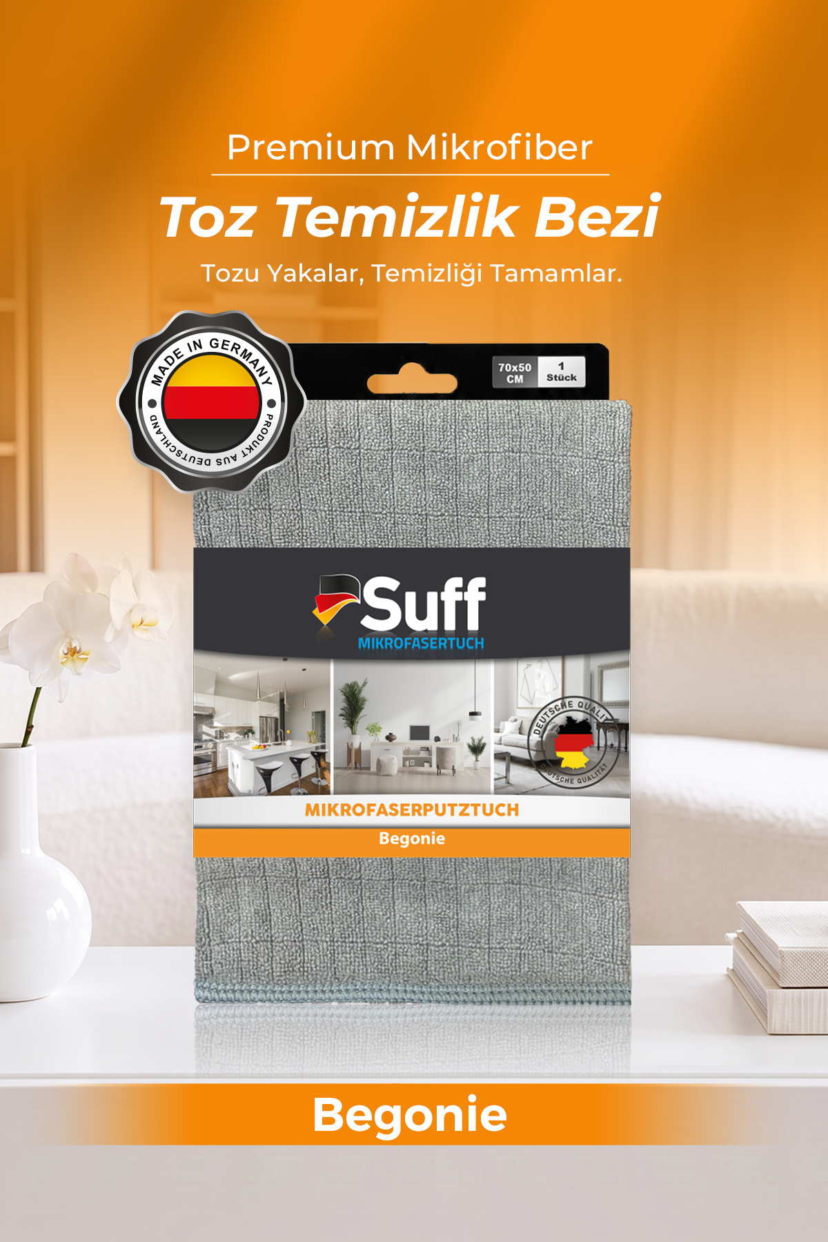 Suff Begonie Toz Temizlik Bezi     70x50 