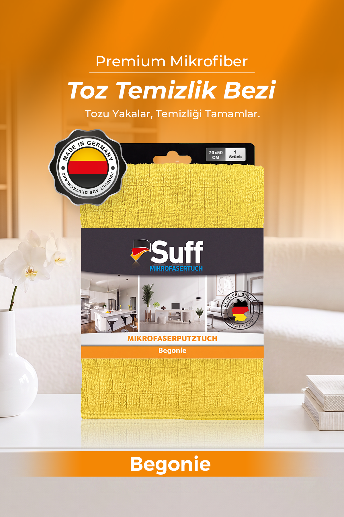 Suff Begonie Toz Temizlik Bezi     70x50 