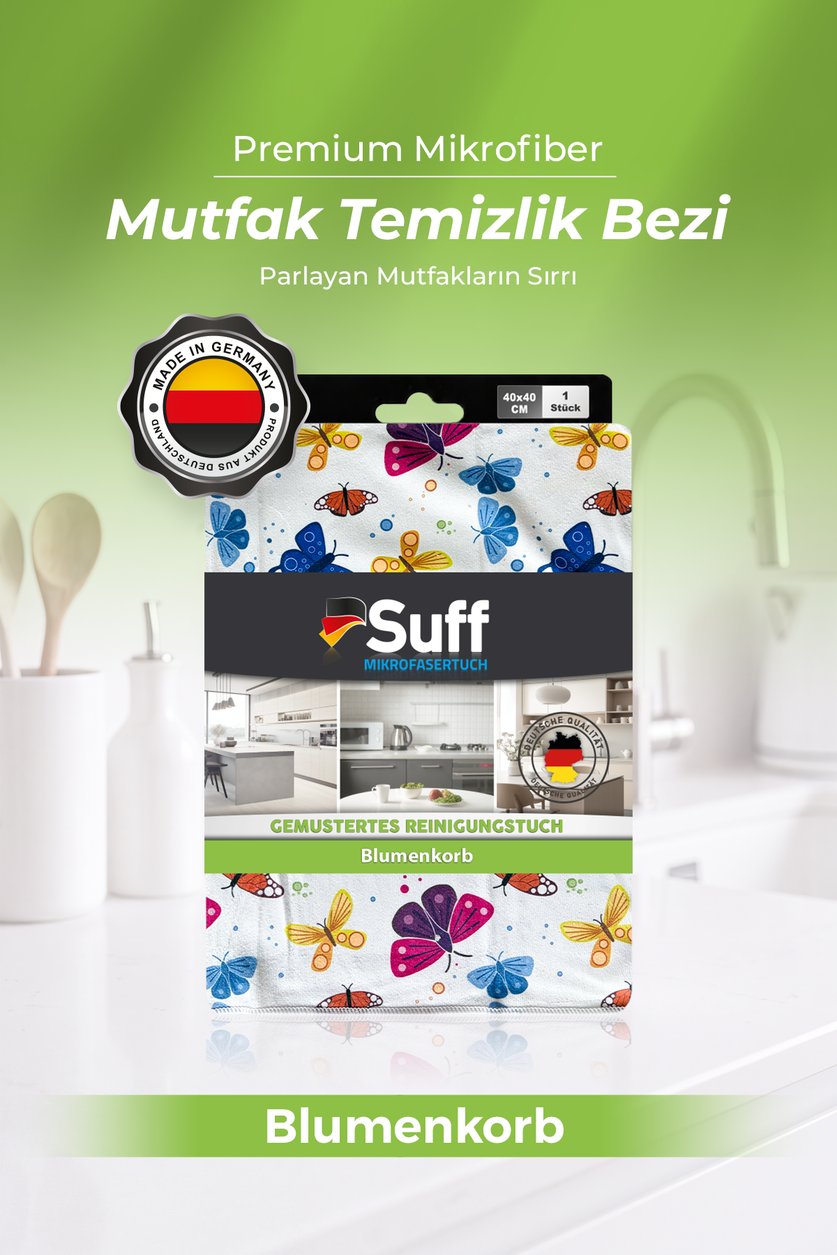 Suff Blumenkorb Mutfak Bezi  40x40 