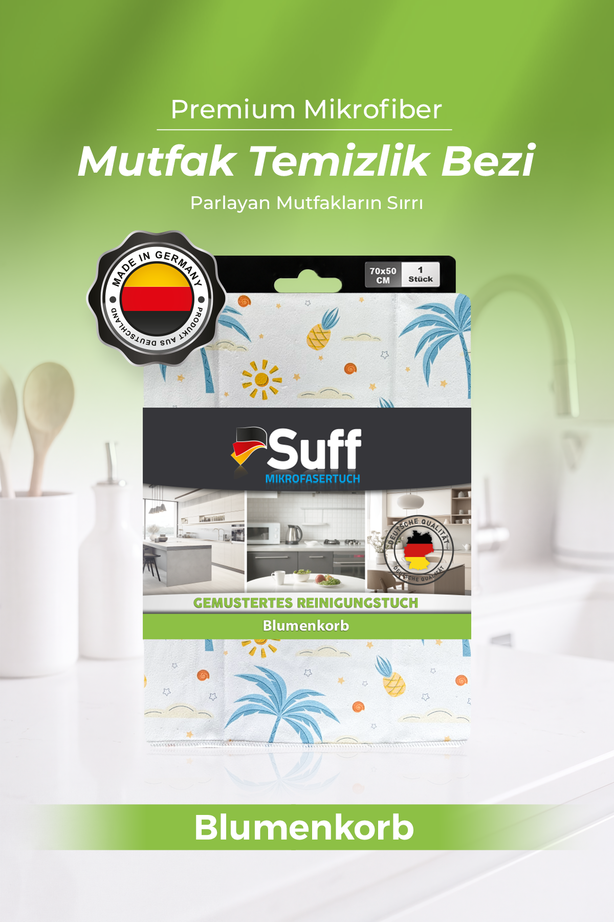 Suff Blumenkorb Mutfak Bezi  70x50 