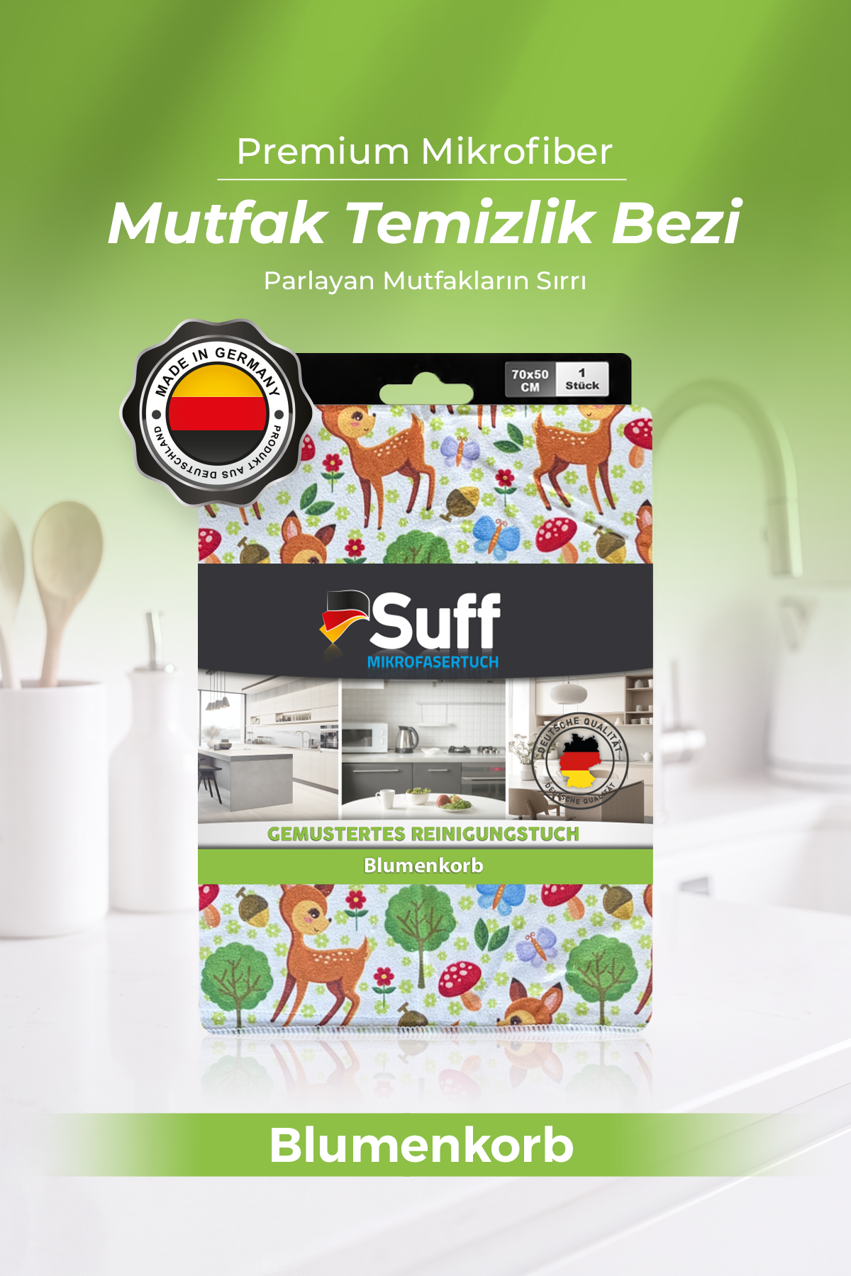 Suff Blumenkorb Mutfak Bezi  70x50 