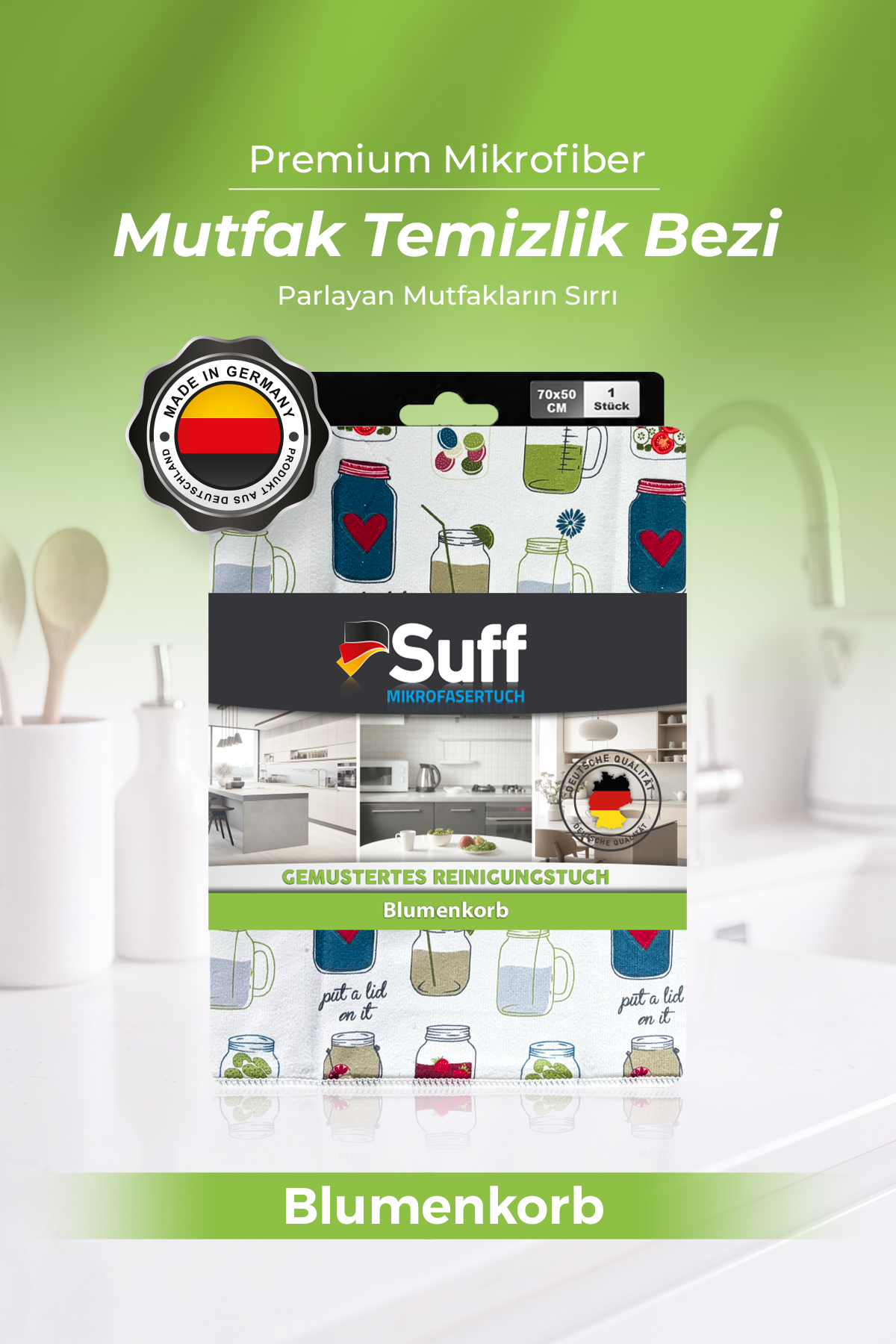 Suff Blumenkorb Mutfak Bezi  70x50 