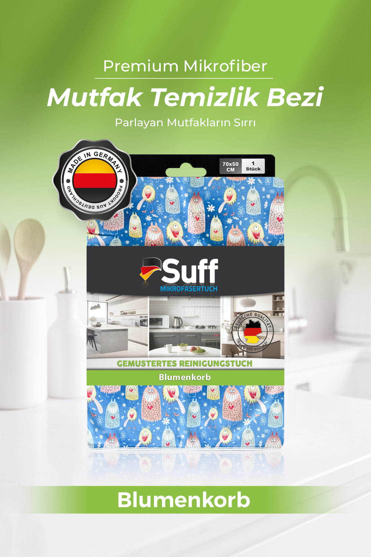 Suff Blumenkorb Mutfak Bezi  70x50 