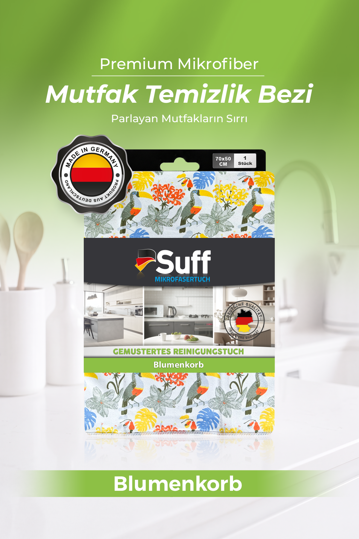 Suff Blumenkorb Mutfak Bezi  70x50 