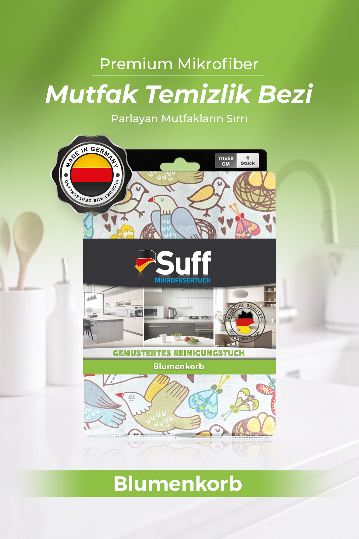 Suff Blumenkorb Mutfak Bezi  70x50 