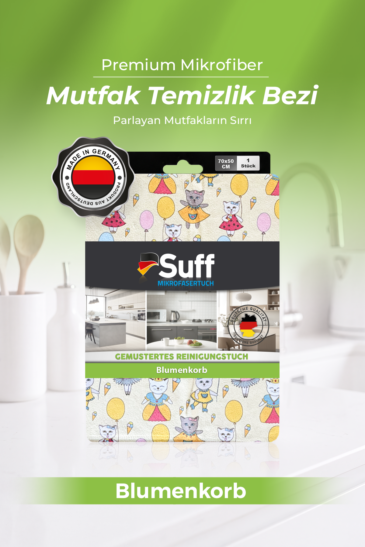 Suff Blumenkorb Mutfak Bezi  70x50 