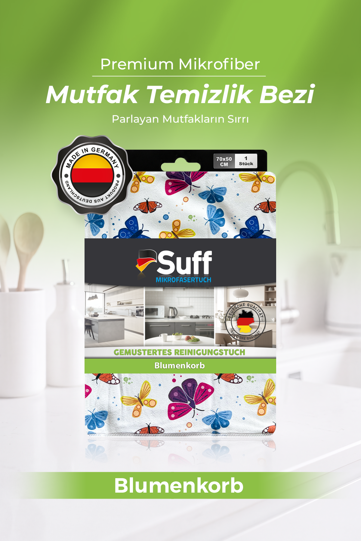 Suff Blumenkorb Mutfak Bezi  70x50 