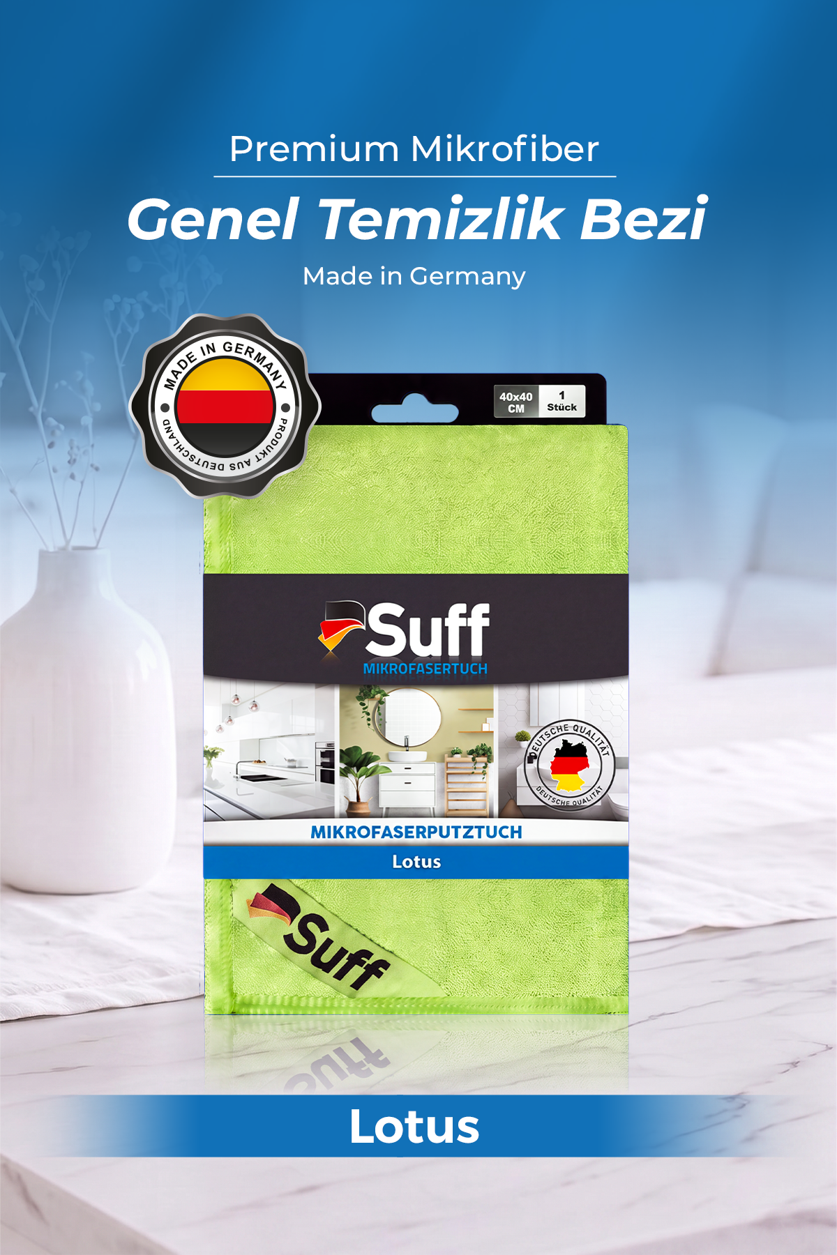 Suff Lotus Yüzey Temizlik Bezi  40x40 