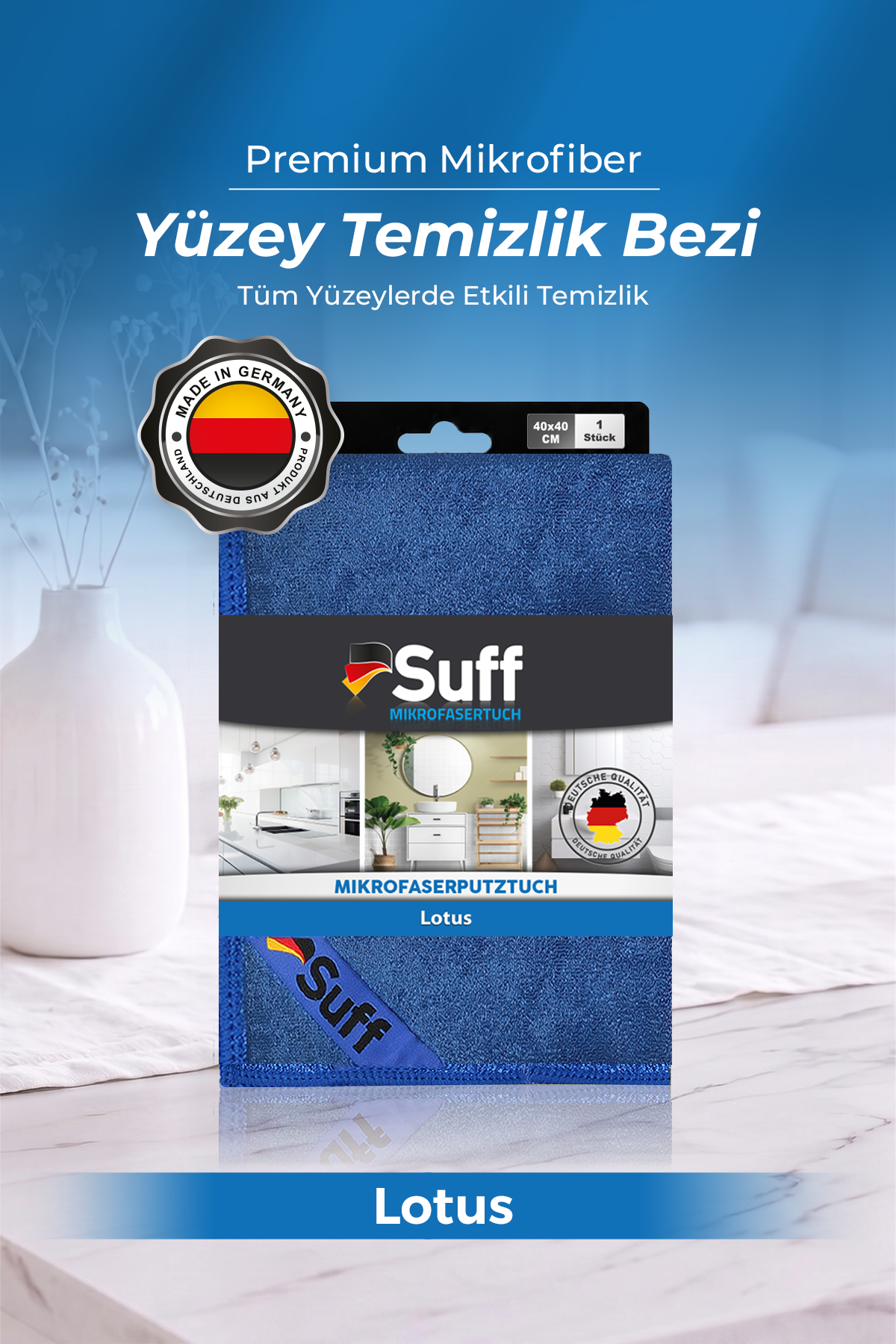 Suff Lotus Yüzey Temizlik Bezi  40x40 
