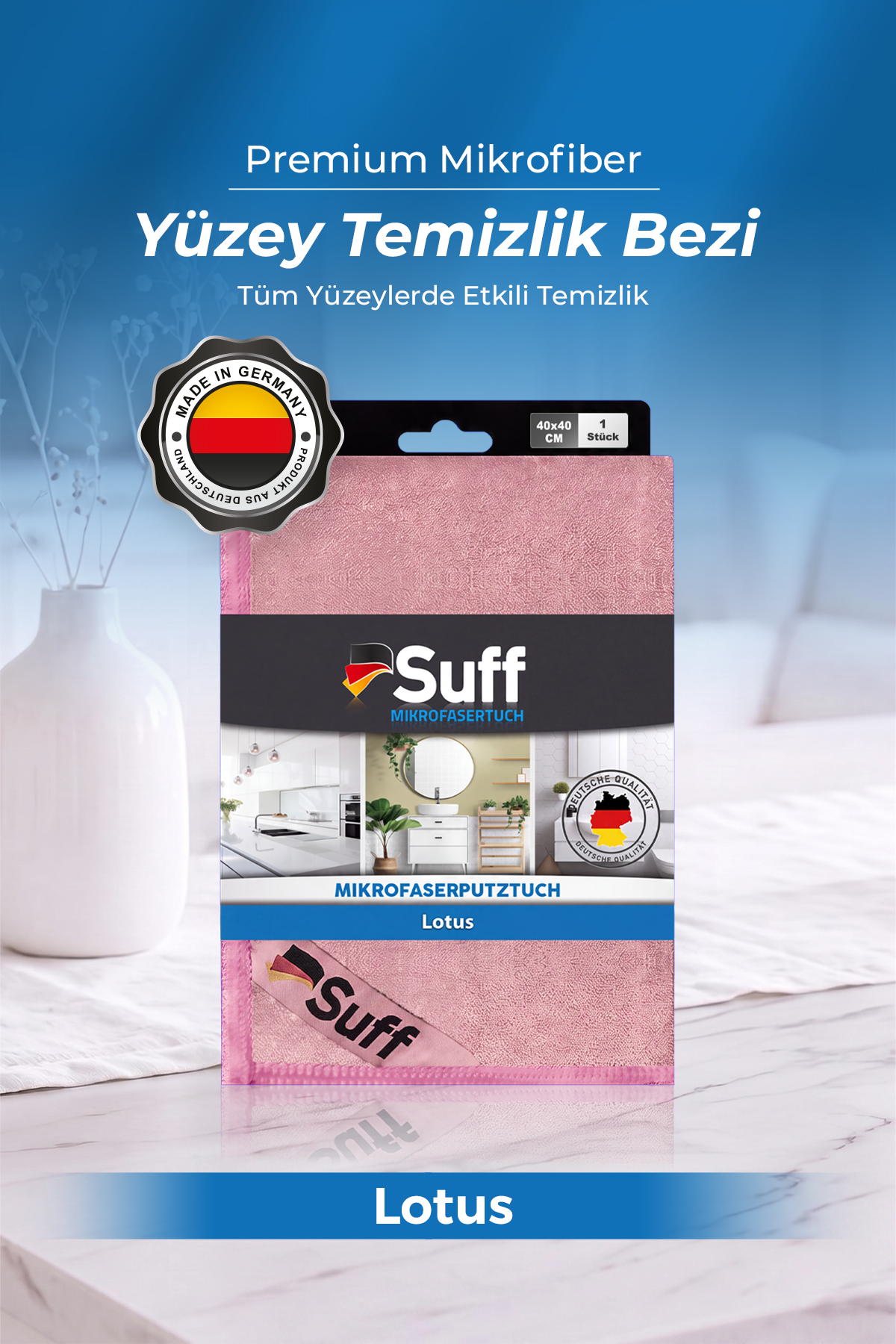 Suff Lotus Yüzey Temizlik Bezi  40x40 