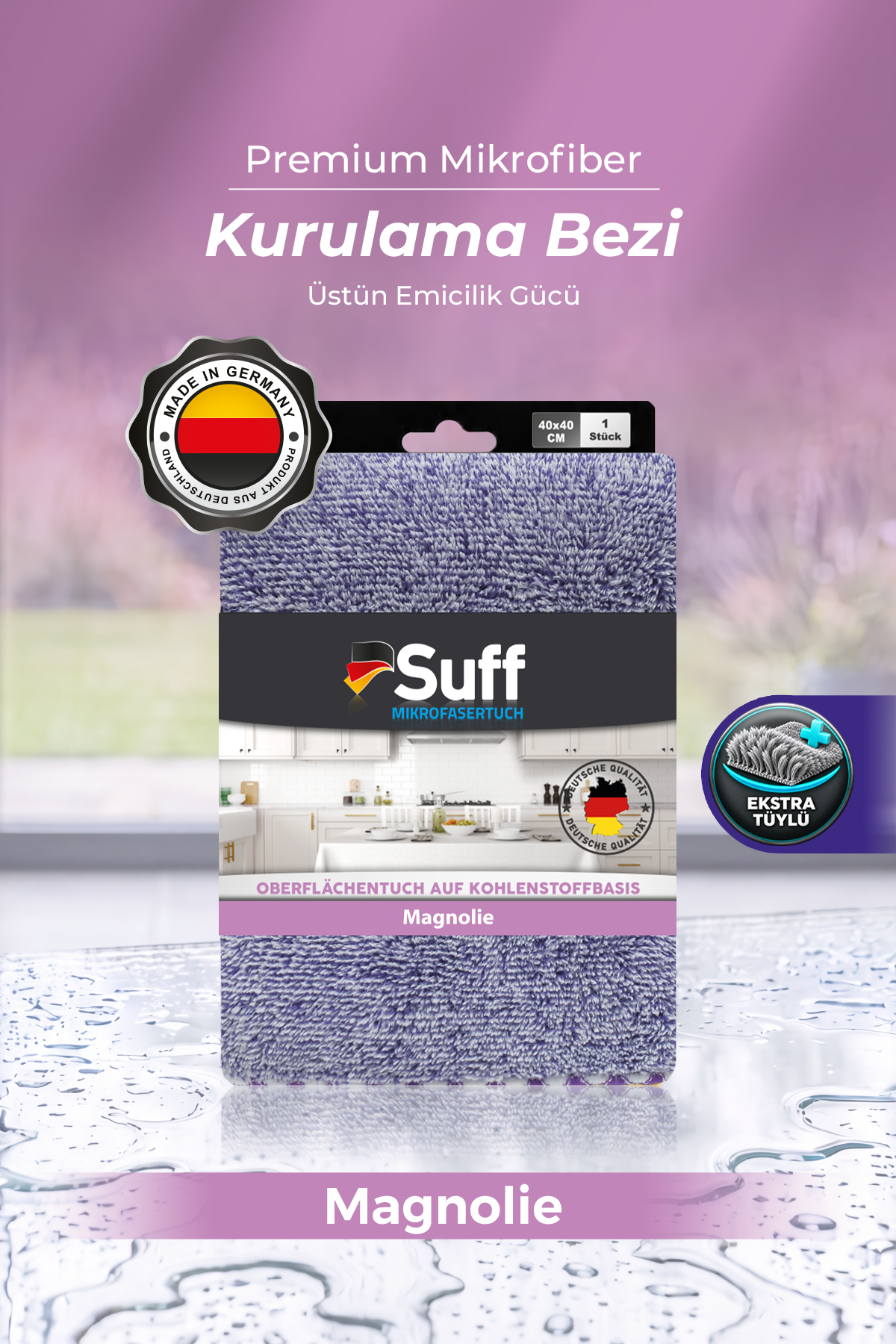 Suff Magnolie Kurulama Bezi 40x40 
