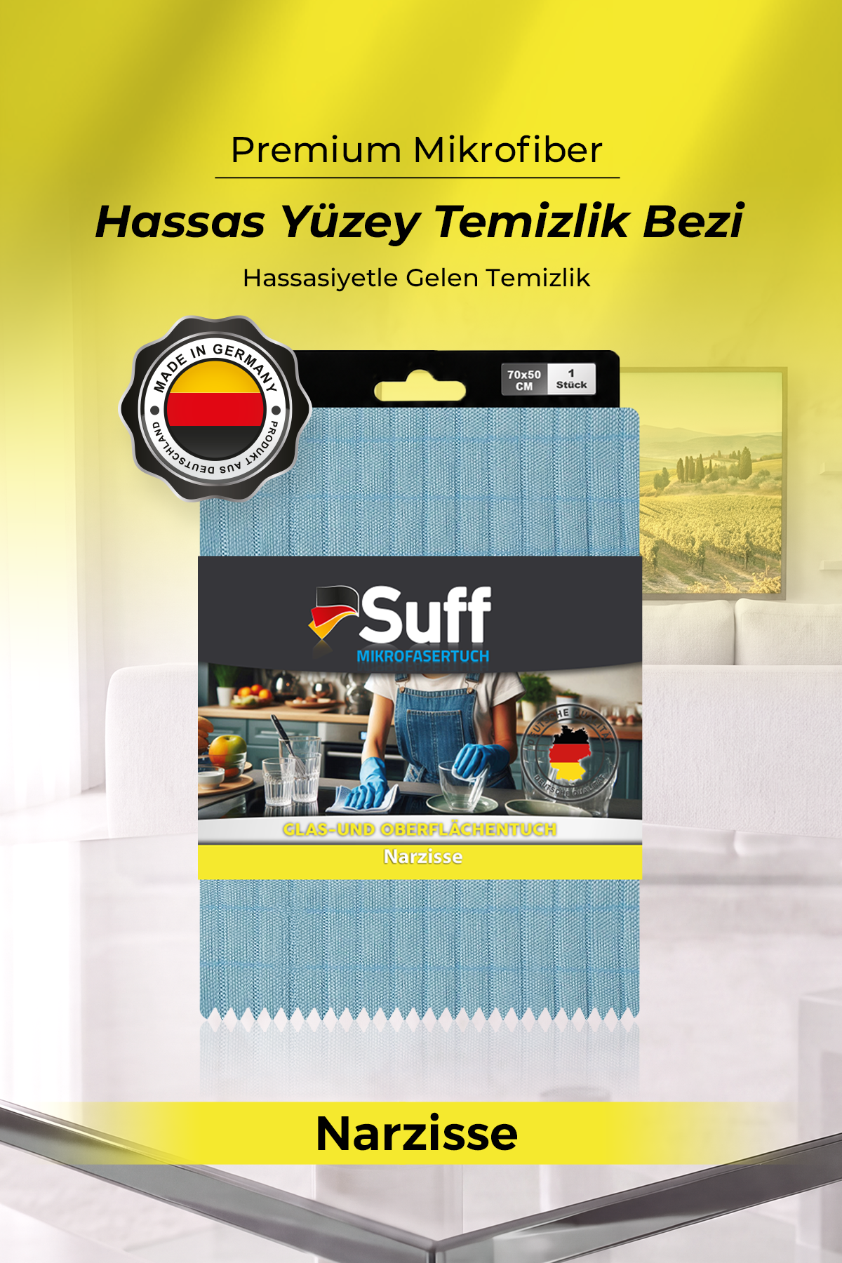 Suff Narzisse Hassas Yüzey Bezi     70x50 